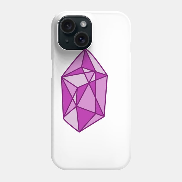 Faceted Gemstone- Pink Phone Case by Designs by Katie Leigh