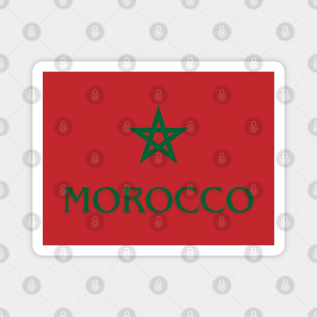 Moroccan Flag Magnet by aybe7elf