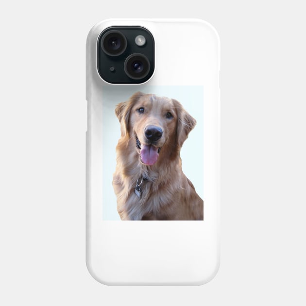 Golden Retriever Dog Portrait Phone Case by CarloVaro