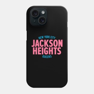 Jackson Heights Queens Logo - Minimalist Marvel Celebrating Community Phone Case