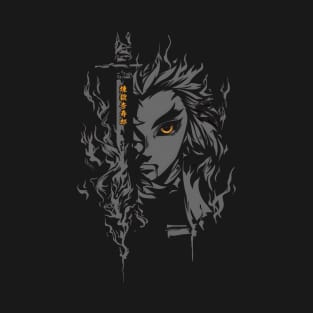 Demon Slayer Anime Character Kyojuro Rengoku T-Shirt