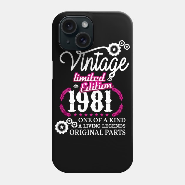 Limited Edition 1981 one of a kind Phone Case by Diannas