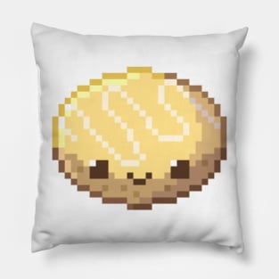 Pixel Lemon jelly donut Pillow