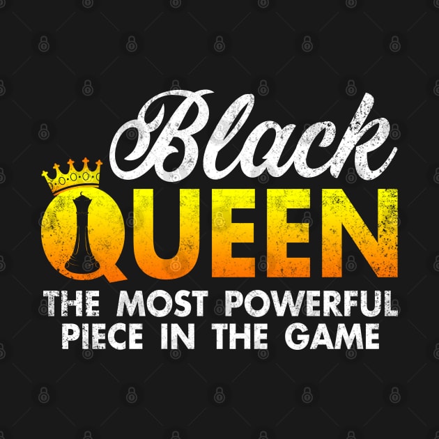 Black Queen T-Shirt African American Women Gift by Otis Patrick