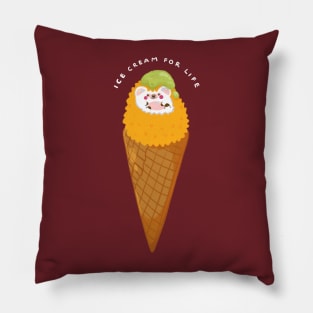 Ice cream for life Pillow