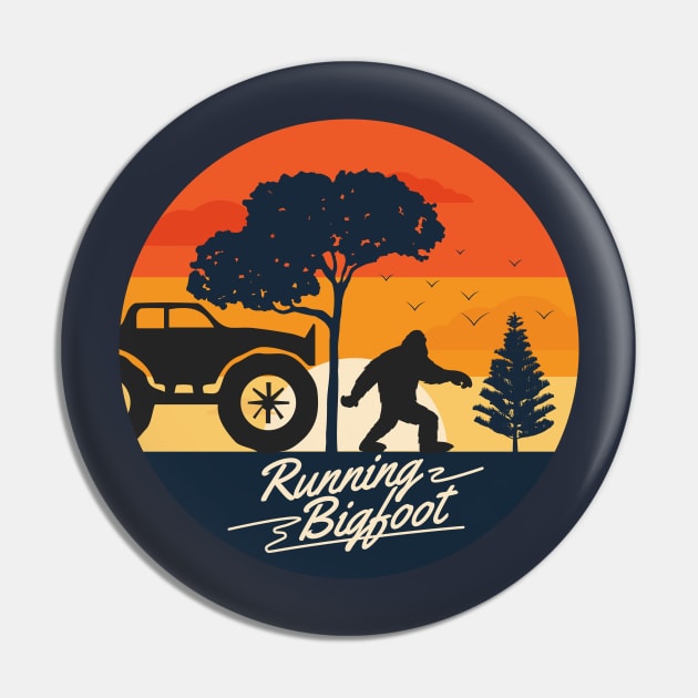 Running Bigfoot Pin by FunnyZone