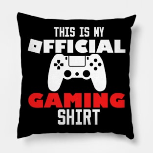 this is my official gaming shirt Pillow