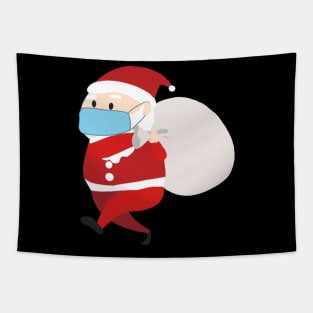 Masked Santa Claus Tapestry