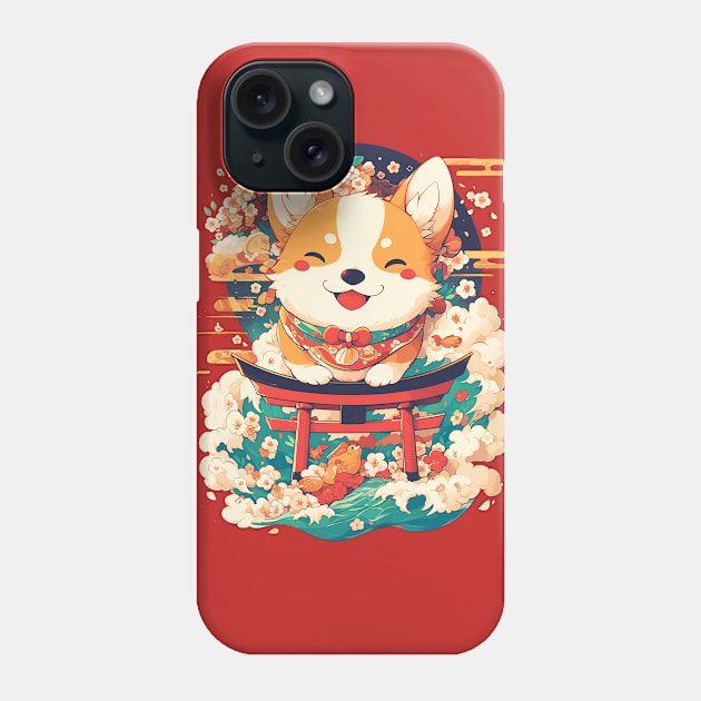 corgi Phone Case by peterdoraki