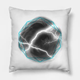 Lightning Geometry Pillow