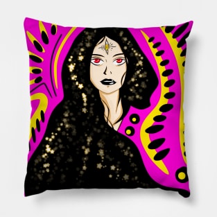 bright wiccan the fortune teller ecopop Pillow