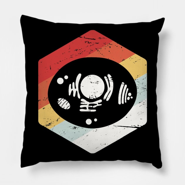 Retro Vintage Biology Animal Cell - Biology Teacher Pillow by Sharilyn Bars