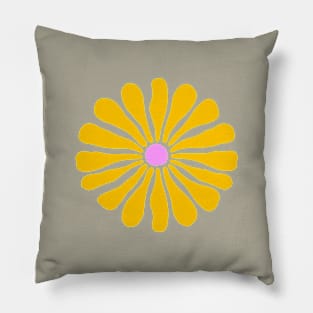 Vibrant Yellow Bloom Summer T-shirt Art In Matisse Pillow