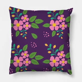 Beautiful Flower Pattern Artwork Pillow