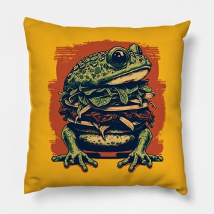 Frogburger Pillow