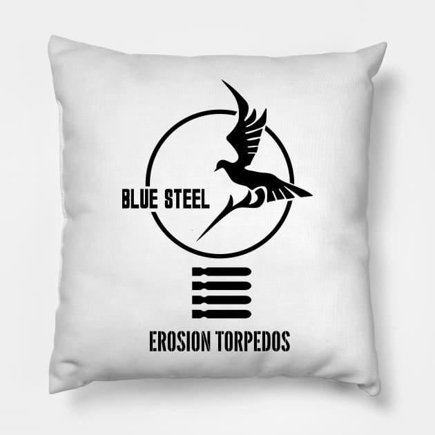 Arpeggio of Blue Steel - Iona's Erosion Torpedos Shirt Pillow by Squidwave