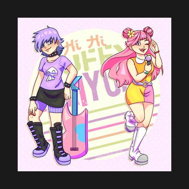 Hi Hi Puffy AmiYumi by Doutarina