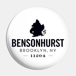 Bensonhurst (black) Pin