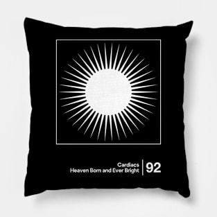 Cardiacs / Minimalist Style Graphic Design Pillow