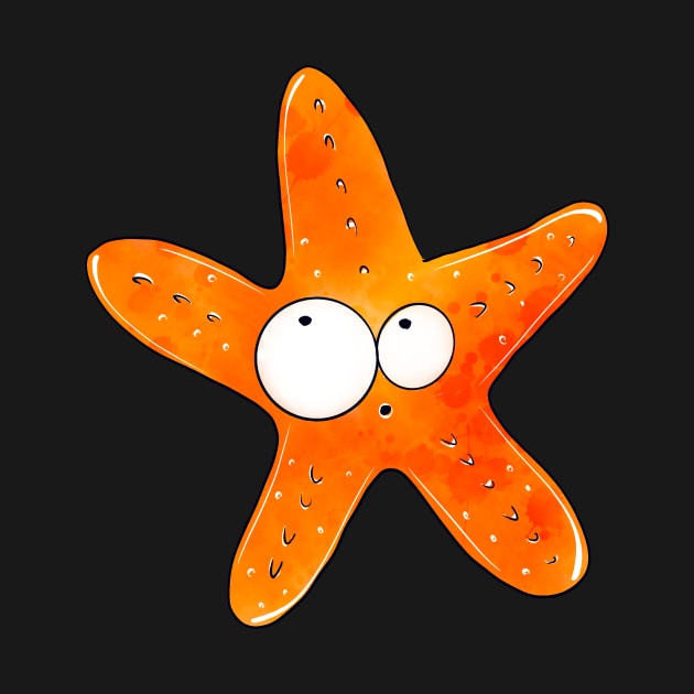 cartoon starfish by Uptown Girl Designs