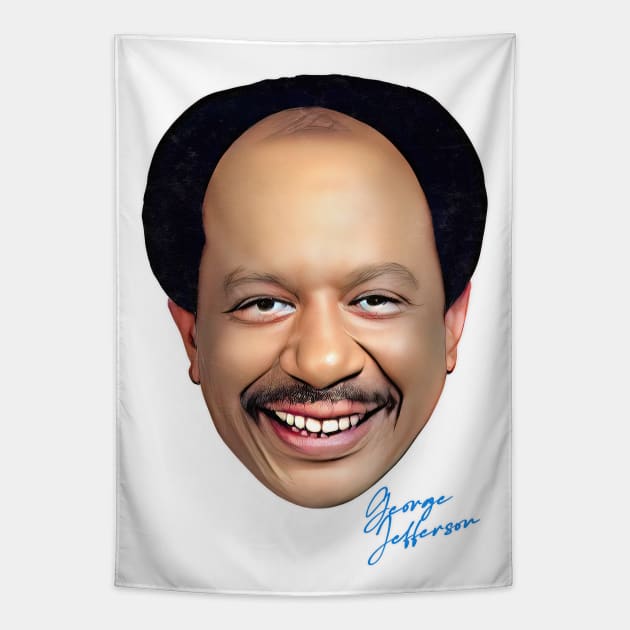 George Jefferson - Retro Fan Design Tapestry by DankFutura