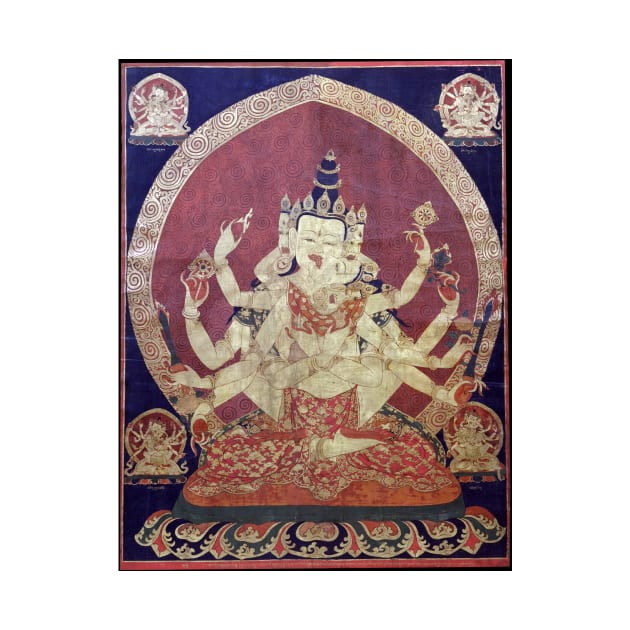 Guhyasamaja YabYum Tibetan Buddhist Deity Religious Art by TammyWinandArt