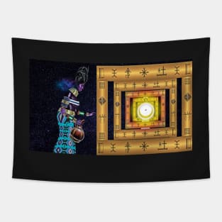 Igbo African Spirituality: Odachi Nne Ebere by Sirius Ugo Art Tapestry