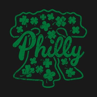 Philadelphia Liberty Bell Shamrock Irish St. Patrick's Day Green T-Shirt