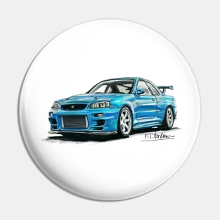 Nissan GTR Skyline R34 Pin