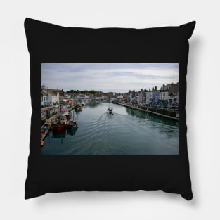 Weymouth Harbour, UK Pillow