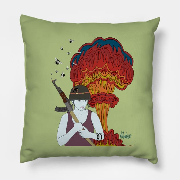 Project Five Pillow by killmonkies