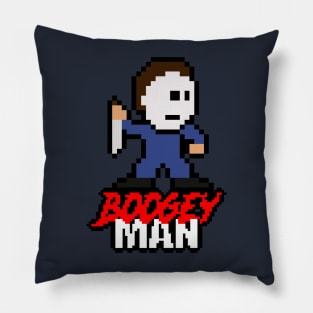 Slasher Man Retro 8-Bit Horror Gaming: Boogey Man! Pillow