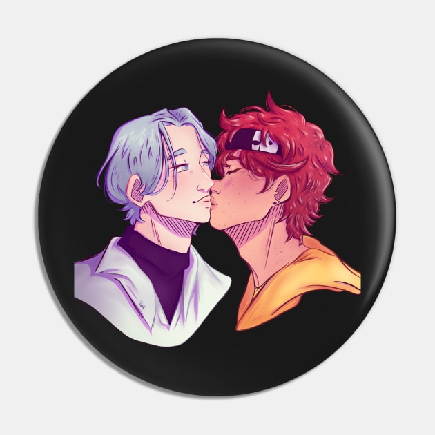 Reki and Langa Kissing <3 Pin by Sophprano