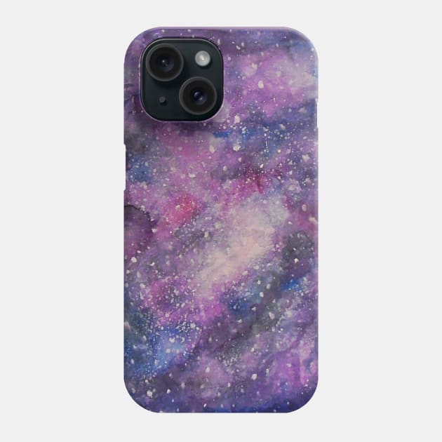 Galaxy Space Paint - Universe - Outer Space - deep space - Galaxy Phone Case by Tilila