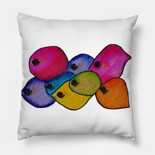 Colored Fishes Pillow