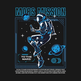 Mars Mission Space Exploration T-Shirt