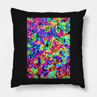 Multicolored Magma Pillow