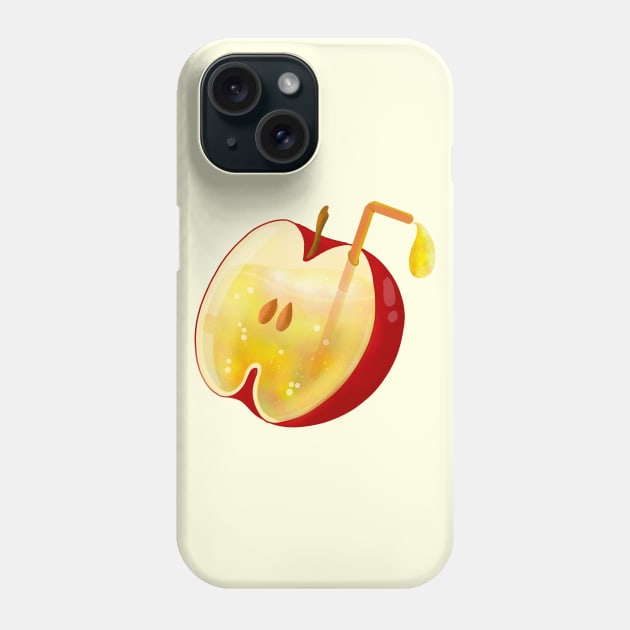 Cute Apple Juice Phone Case by Kimprut
