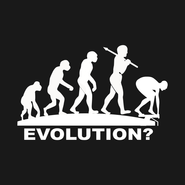 swimmer evolution by ThyShirtProject - Affiliate