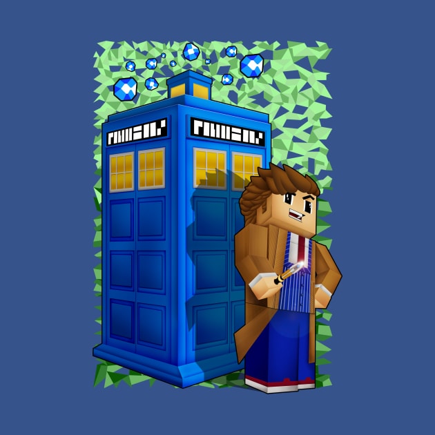 10th Doctor in 8 bit world by Dezigner007