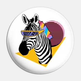 Cool Disco Zibra Looking Funcky Pin