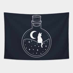 Magical Cat Potion Tapestry