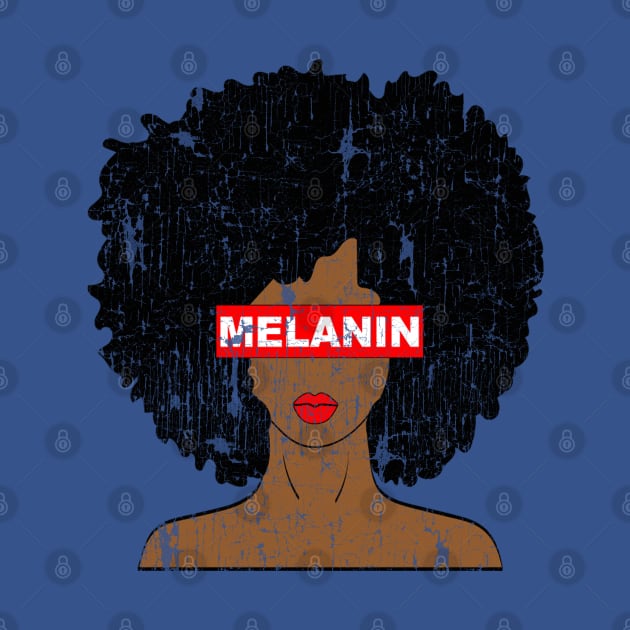 Melanin Afro Woman by blackartmattersshop