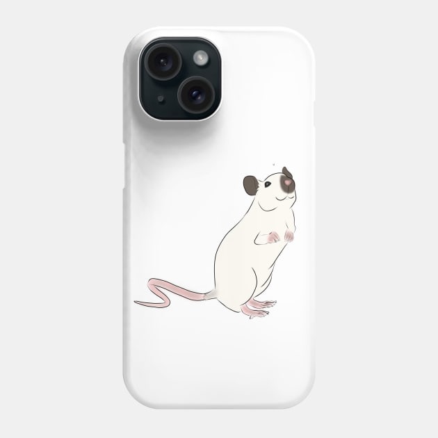 Siamese Rat Phone Case by eckokitten