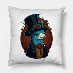 Alpaca Funny Top Hat Pillow