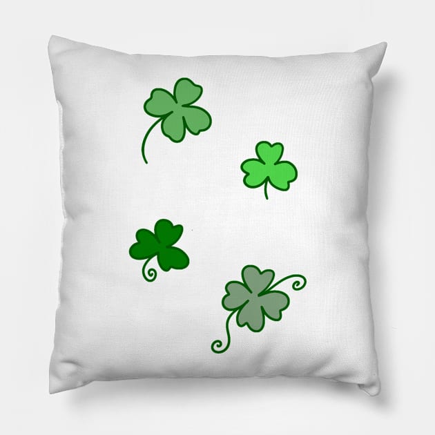 Clovers! Pillow by saradaboru