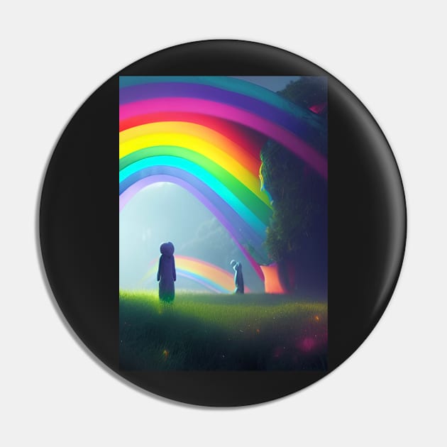 STYLISH RAINBOW AND GHOSTS ON HALLOWEEN Pin by sailorsam1805