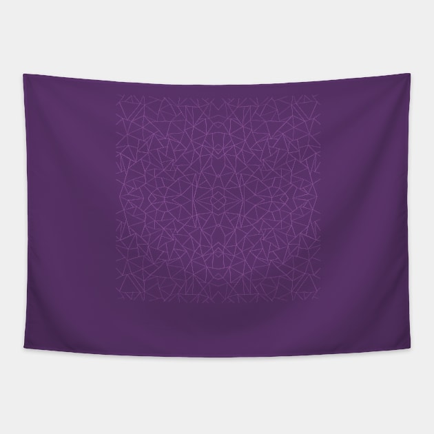 Abstract Collide Amethyst Tapestry by ProjectM