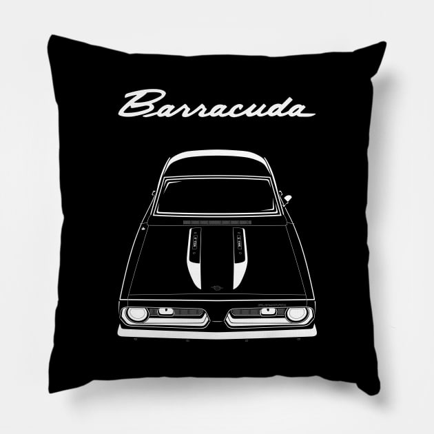 Barracuda Formula-S 1968 Pillow by V8social