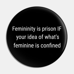 Feminism Thought Pin